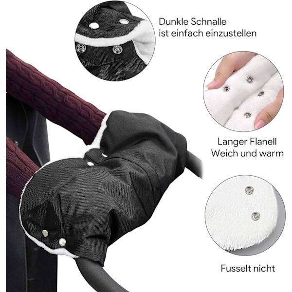Rattailan kädenlämmitin, rattailan hiha lämpimällä flanellilla, universaali koko