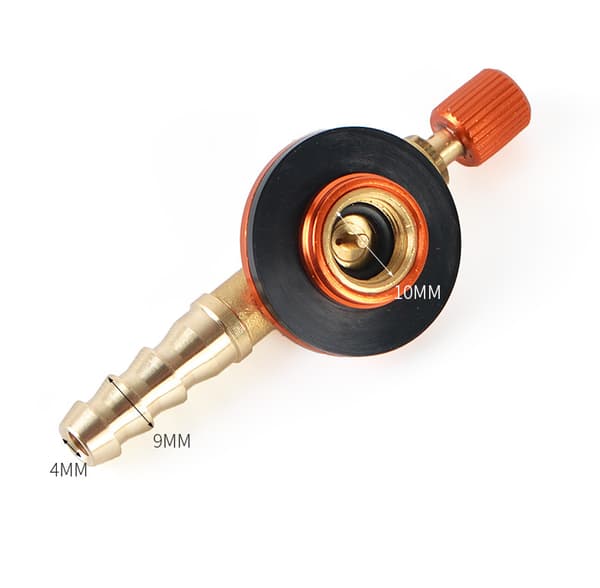 1 stk Camping Gassovn Varmer Ventiladapter Slange Regulator