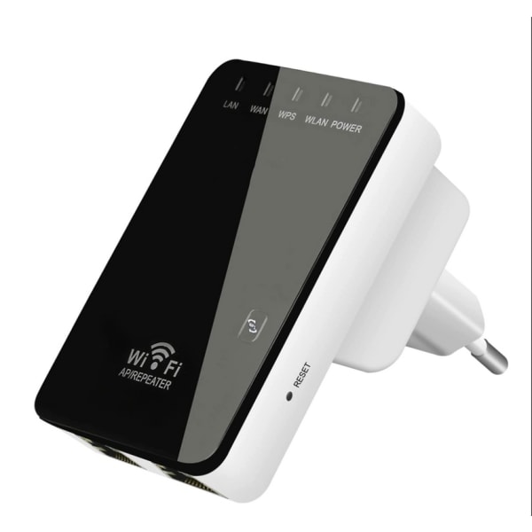 WiFi Forstærker 300Mbps 2.4GHz, Mini WiFi Udvider, WiFi Booster,