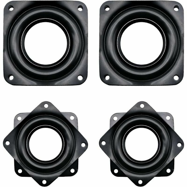 4 stk. Lazy Swivel Plate Metall Turntable 360 ​​Graders Roterende