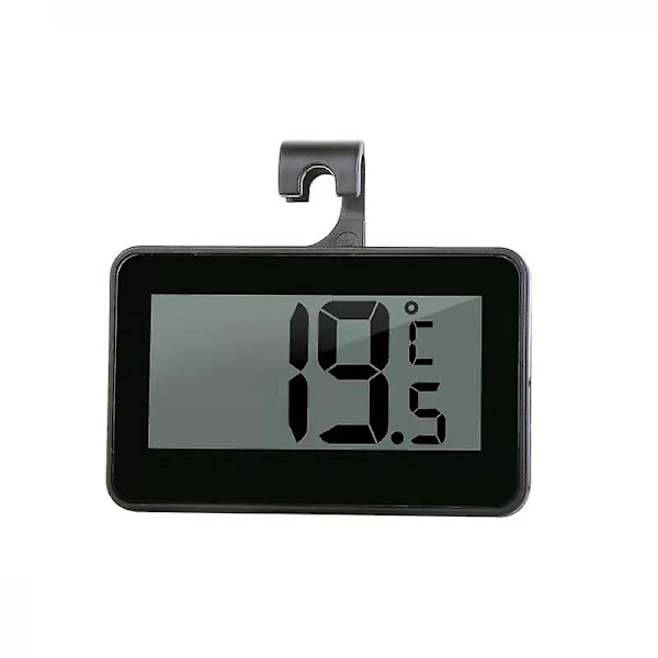 Digital Freezer Thermometer Fridge Spare Parts Wireless Fridge Thermometer and Inside Temperature Monitor (Large LED Display, Black) Three Modes