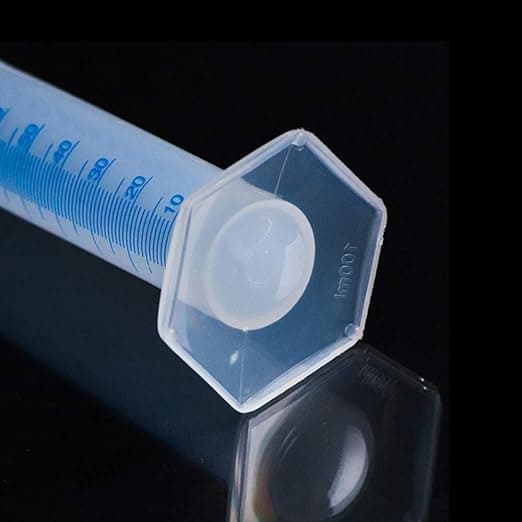 4 st Ljusblå Tråd 10ml 25ml 50ml 100ml Plastgraderad