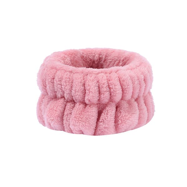 2 Par Microfiber Ansiktsvaske Absorberende Armbånd for Kvinner