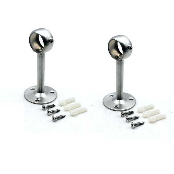 2 Piece Set Adjustable Curtain Rod Ceiling Bracket