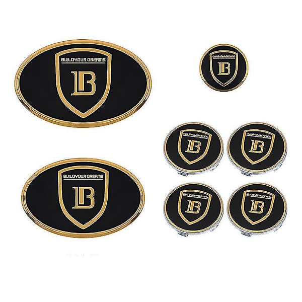 Høj kvalitet Hybrid bil logo, høj kvalitet, logo modifikation, til Byd S7 S6 F3 E2 F6 G5 Song L3 Tang F0 G3 G6 Guld front etiket