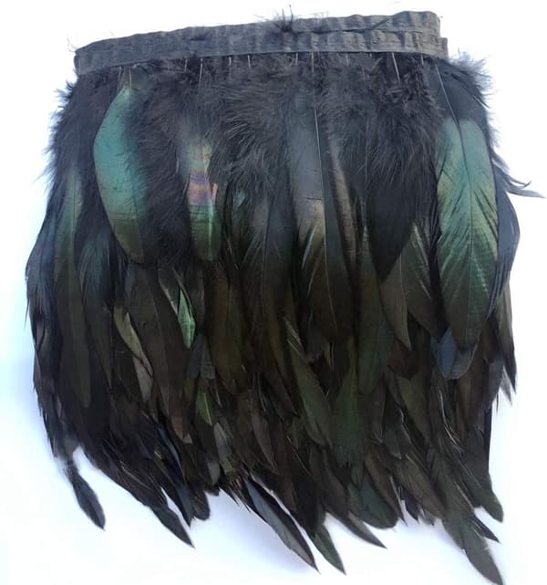 Sowder Tuppfjäderfrans, 13-18cm Bred, Säljs i Förpackningar om