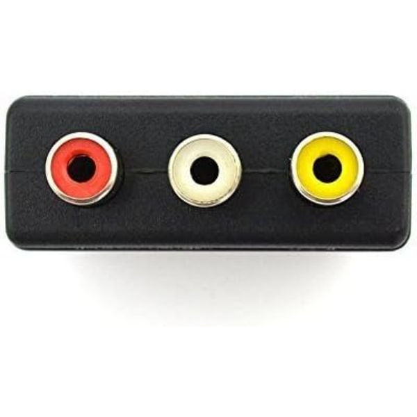 3RCA till SCART-adapter AV-kabelkonverterare, SCART Euro-kontakt