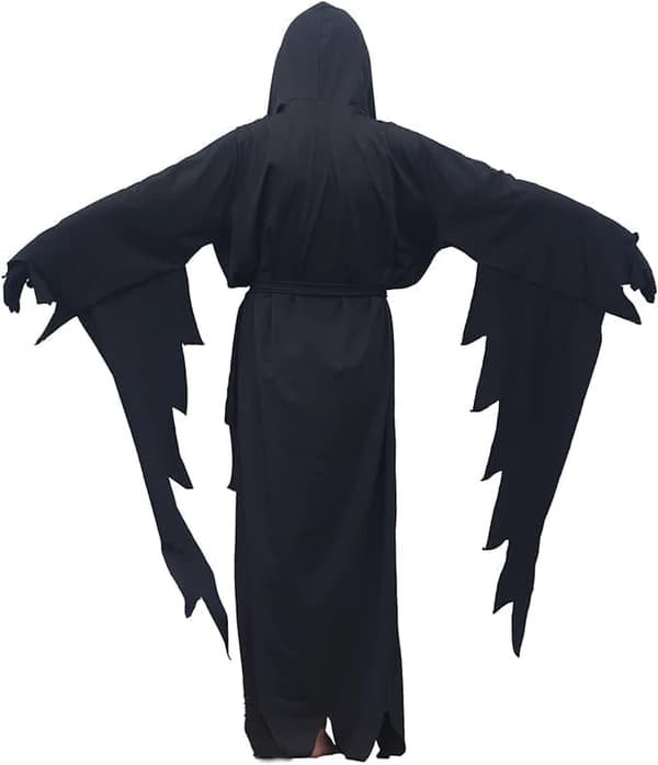 Barn Scream Kostym med Mask Ghostface Kostym för längd 185cm