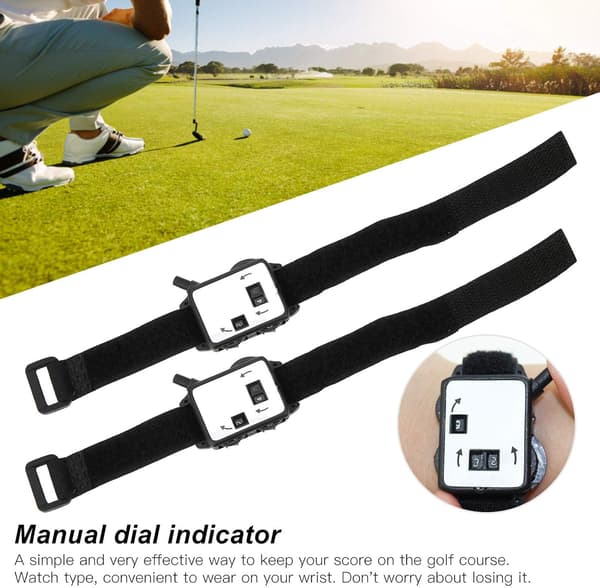 Golf Score Counter, Golf Slag Counter, Manuel Dial Indikator