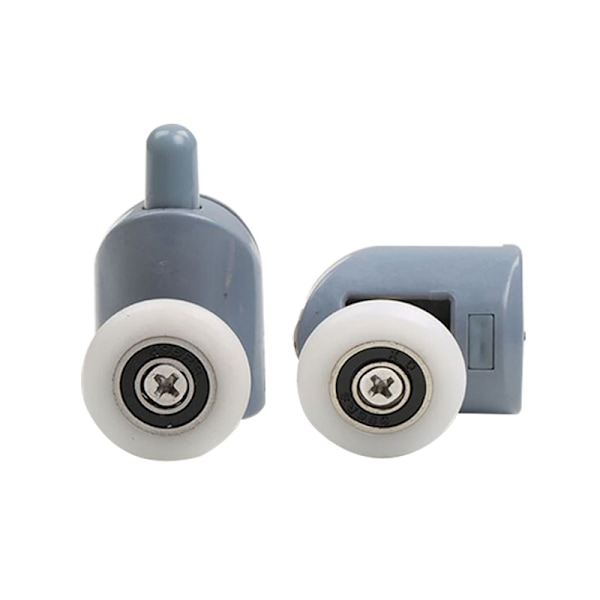 2 x Rullende Bruseværelsesdørruller (25mm)