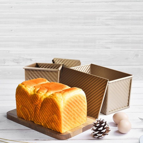 Bread Pan with Lid Toast Mold Rectangular Toast Cake Bread