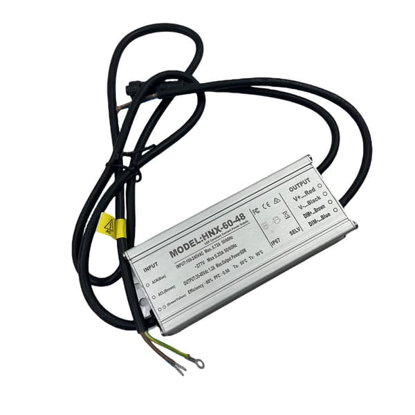50W variabel strømforsyning, 28-42V DC, strømadapter for LED-driver, IP67 vanntett belysningstransformator