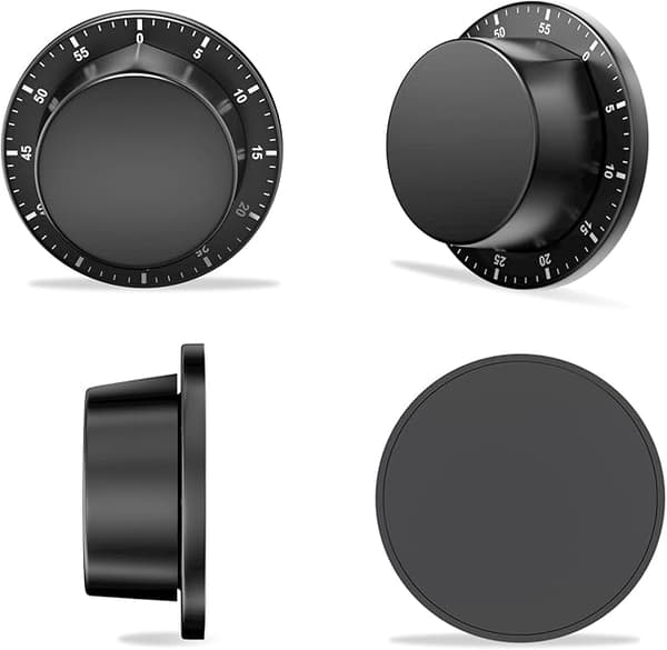 Mekanisk Køkken Timer, Magnetisk Timer, Genanvendelig