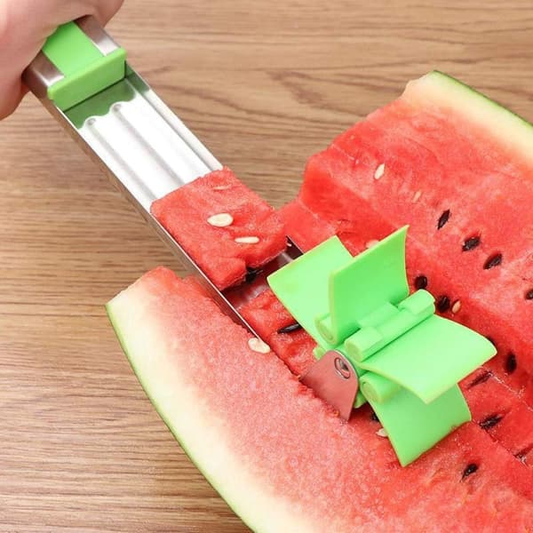 1 stk 304 Rustfritt Stål Vindmølle Vannmelon Kutter Hjem