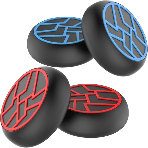 4 Thunder Caps Tillbehör Tumgrepp PS4 PS5 Tillbehör för PS5