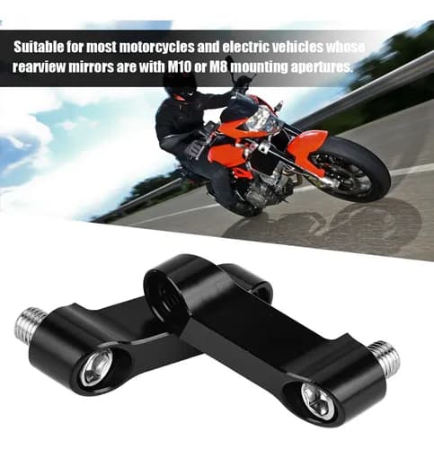 Spegelutvidgningsfäste för motorcykel