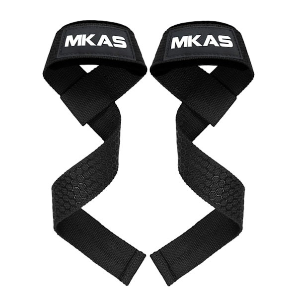 Anti-slip silikone løftebånd, Gym Straps, Vægtløftning, håndledsstropper