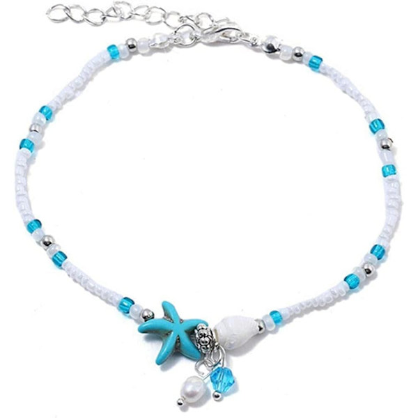 1 kpl Yleinen Jalkaketju Kuori Tähtikala Helmi Anklet Naisille