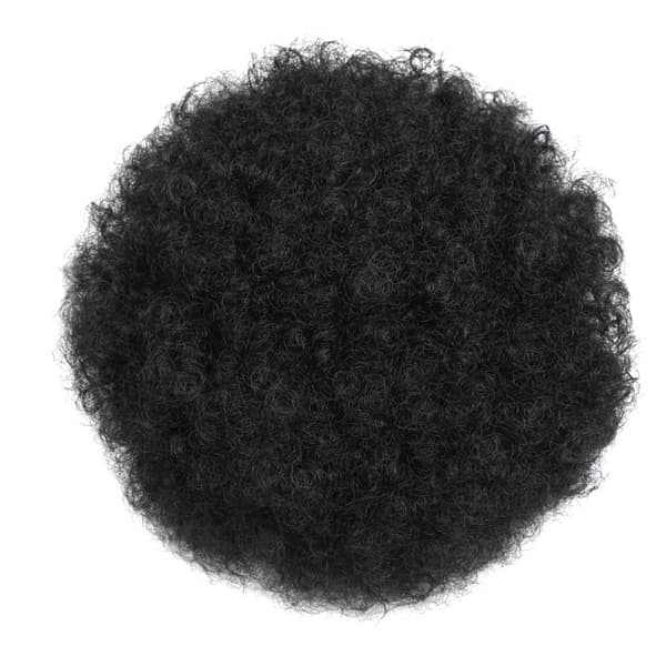 1 kpl Musta Chenille-Hiusnauha Afro-Pötkö
