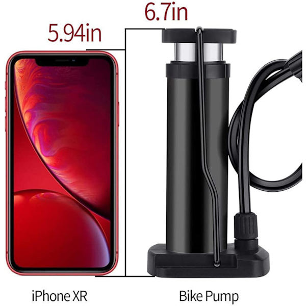 Mini Kannettava Pyörän Pumppu Pyörän Lattiapumppu Manuaalinen Pyörän Pumppu