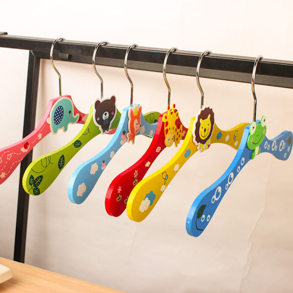 Børnefrakkeholder, sæt af 6 fløjl, babyfrakkeholder med anti-slip