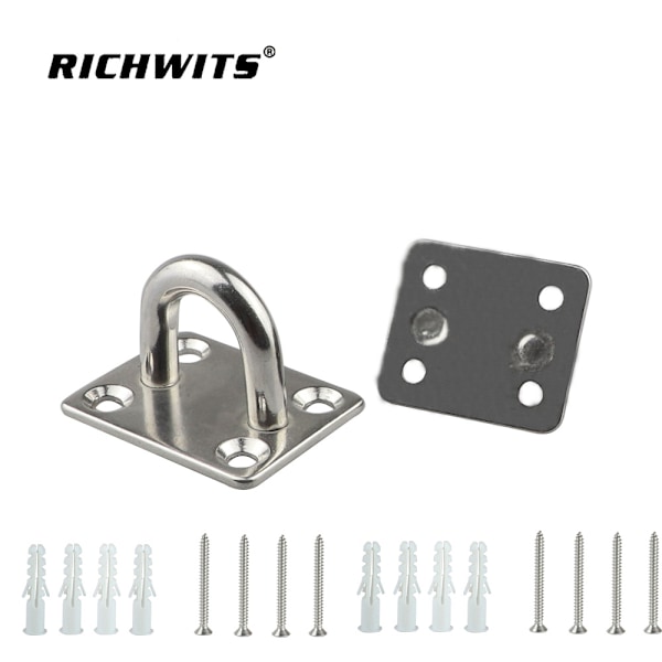 Øjeplader i rustfrit stål, Heavy Duty Solsejl Hardware Kit