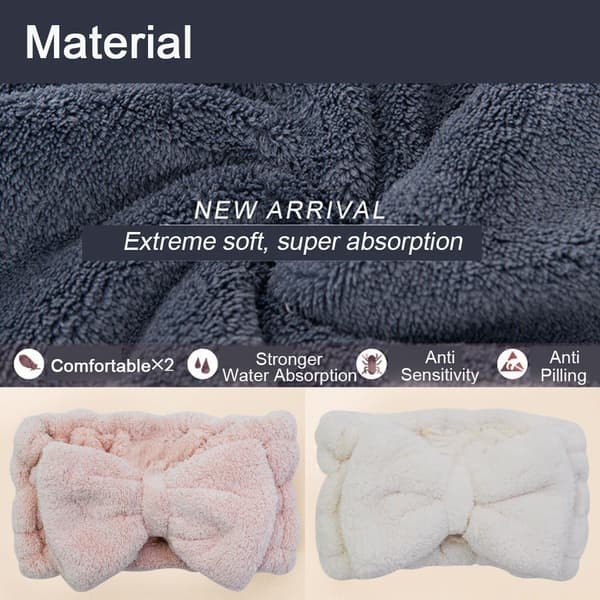 (Type 2) 2-pak Mikrofiber Justerbare Elastiske Sløjfebånd