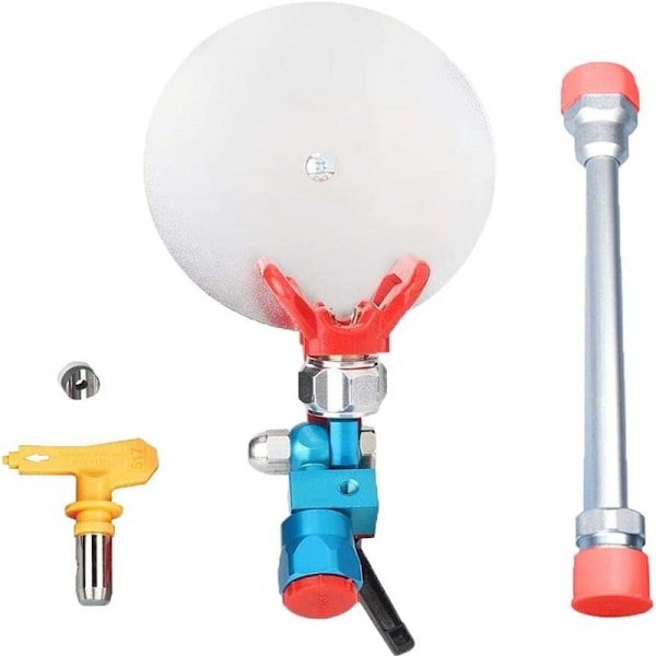 Högtrycks Airless Sprutspackel Maskin Deflektor (Deflektor (Munstycke Ingår) + 20cm Förlängningsstång) Sprutpistol Di