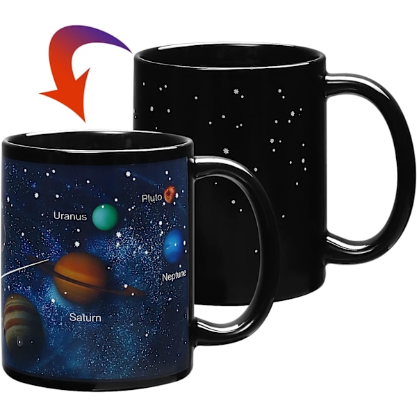 Termisk Effekt Fargeskiftende Kaffe Kopp Drikkekopp Gaver 330