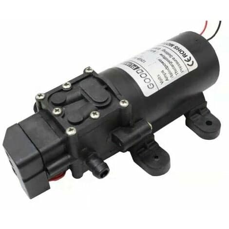 DC 12V Högtrycksmembranvattenpump Självprimning Elektrisk P