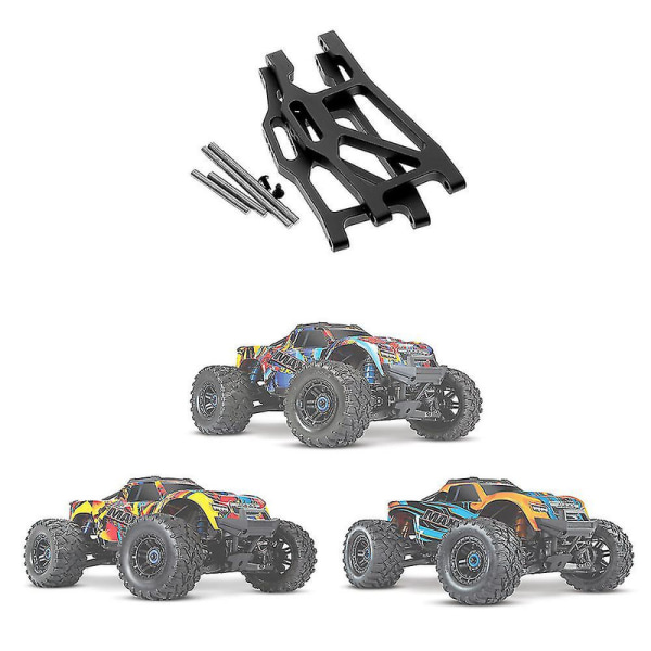 2 stk. Nedre opphengsarmer i metall, kompatibel med 1/10 Traxxas Maxx Monster Trucks, 2