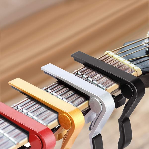 4 gitar tuning klips aluminium metall universal