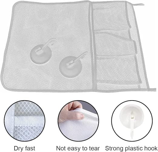 2-delad duschlekaksförvaring - Babylekaksnät + 2 Gratis