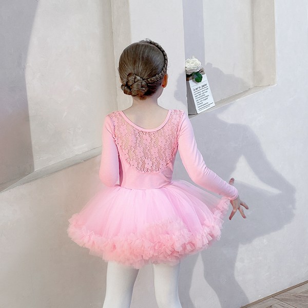 Tyttöjen Balettimekko Prinsessa Kimaltava Balettitrikoo Tutu