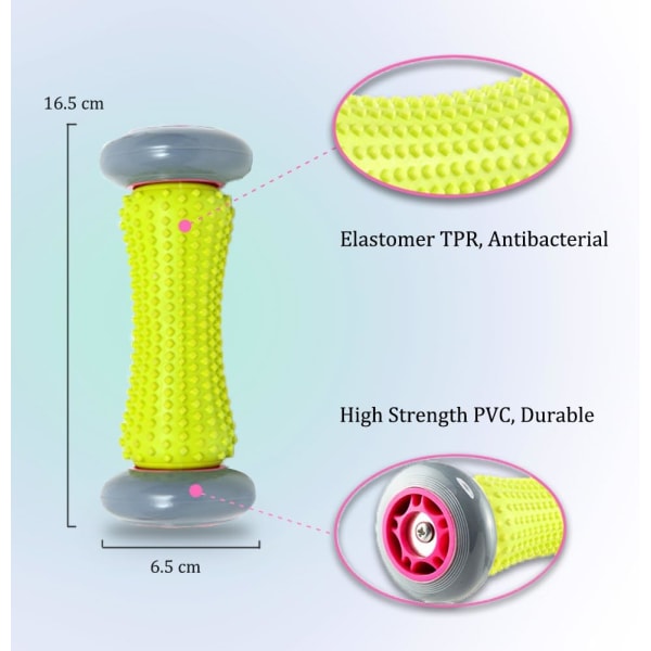 1 st Acupressur Reflex Massage Stick Handled & Underarm Rörelse