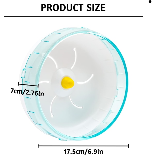 1 inspiratory hamster sports wheel soundless rotator plastic