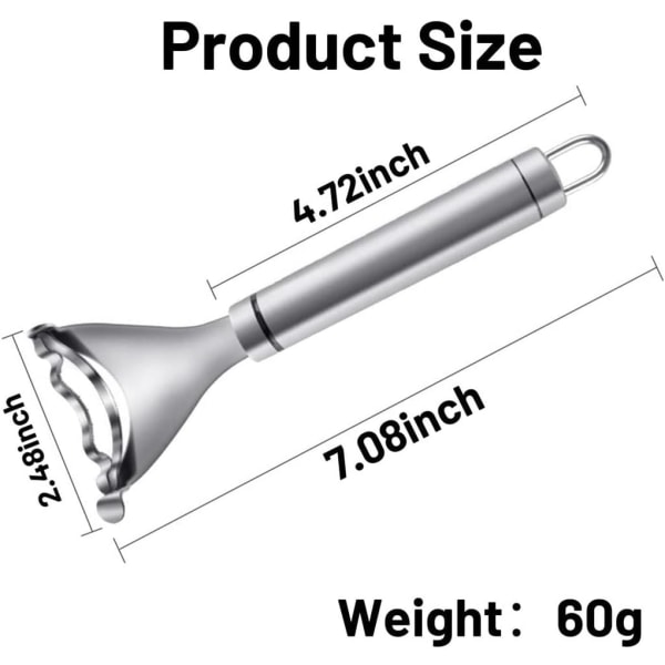 Majs-skaller Sæt af 3 - Majs-skaller - Rustfrit Stål Majskolbe