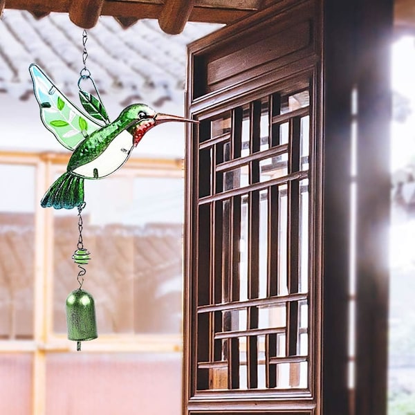 Inomhus/Utomhus Vindspel Handgjorda Hängande Kolibri Vind