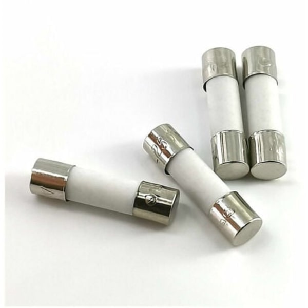 10x Keramisk Tidsforsinkelsessikring (T) 10A / 250VAC 5x20mm
