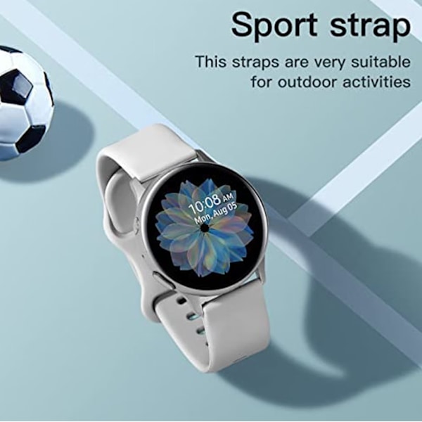 Silikoniranneke yhteensopiva Samsung Galaxy Watch Active 2:n kanssa
