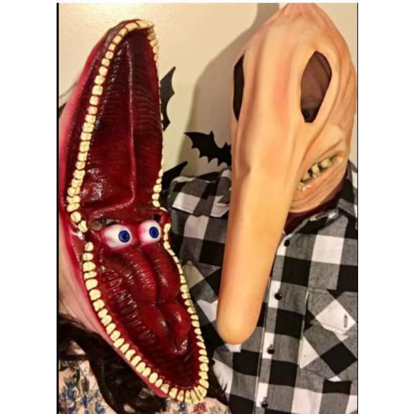 Halloweenmask, Beetlejuice Barbara Costume Vuxenmask för män,