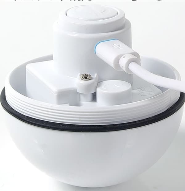 Interaktiv kattboll med LED-ljus, Interaktiv