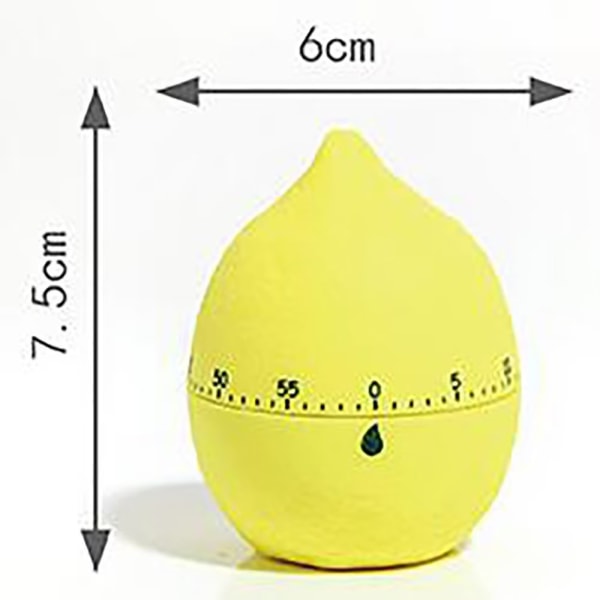 1 kpl (Sitruuna) Muotoinen Mekaaninen Ajastimet Hedelmille ja Vihanneksille