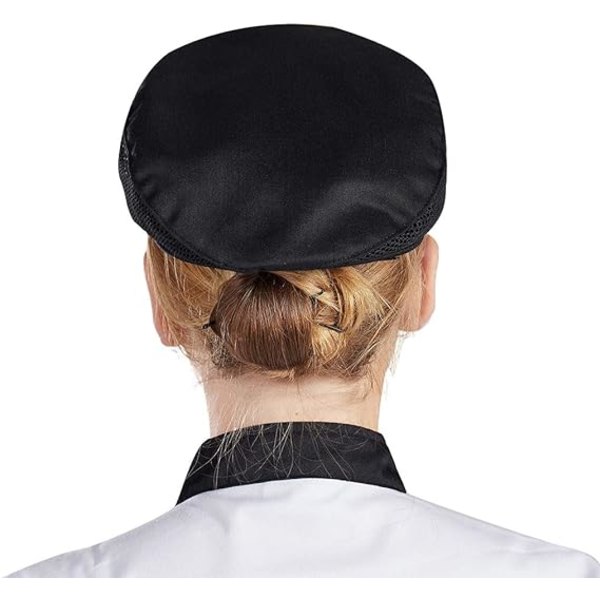 3-osainen unisex-verkkohattu kokkausta, tarjoilua ja leipomoa varten