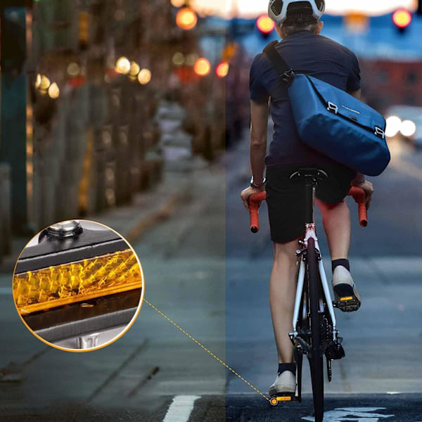 Väg-/MTB-cykelpedaler i aluminiumlegering med avtagbara halkfria dubbar