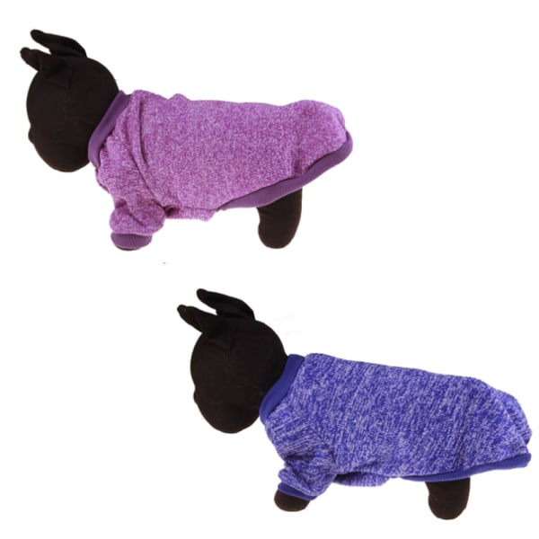 2 stycken hundtröjor vinterdjurkläder hundoutfit mjuk katt