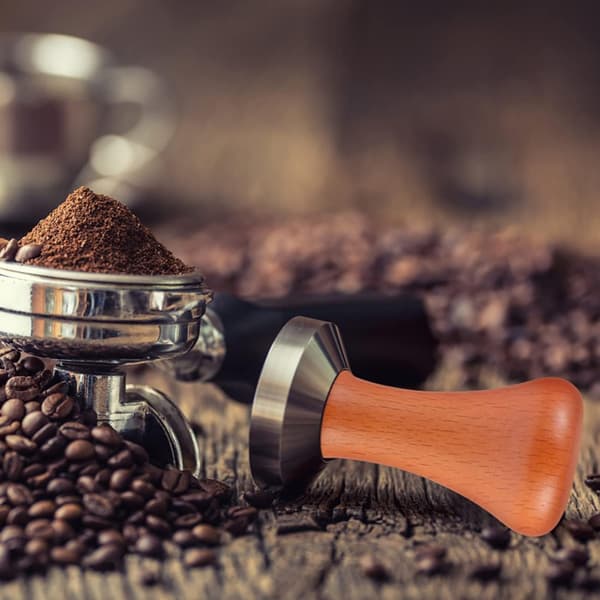 Kaffetamper i rostfritt stål, espressotamper, 58 mm 304 rostfritt