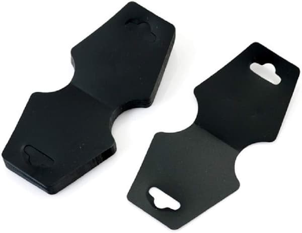 100 stk 5 * 12 cm halskjede-kort blanke armbåndskort ørepynt