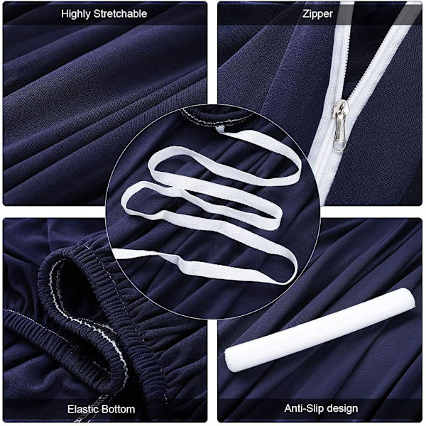 Stretch Soffaöverdrag Universal Soffa Skydd Soffaöverdrag med