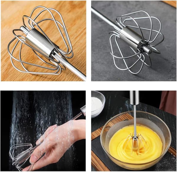 Visp, handmixer, äggvisp i stål